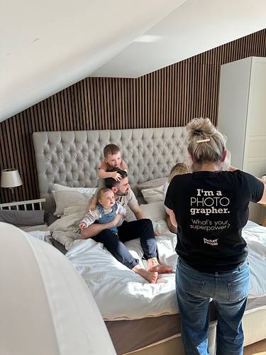 Fotoshooting Making of Familie