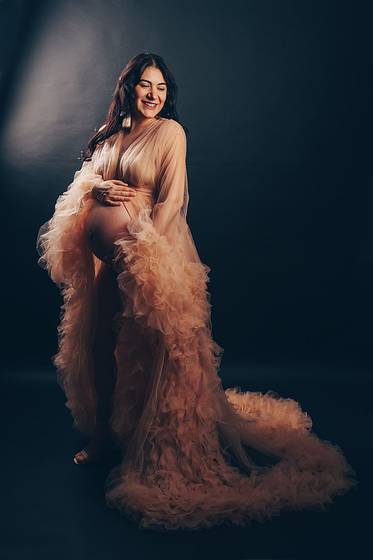 Babybauch-Fotoshooting
