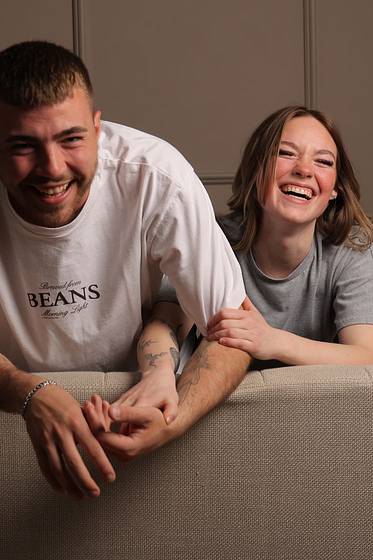 Freunde-Fotoshooting