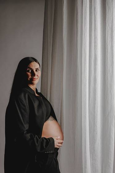 Babybauch-Fotoshooting