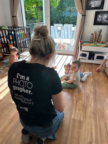 Making of Fotos Wohnzimmer