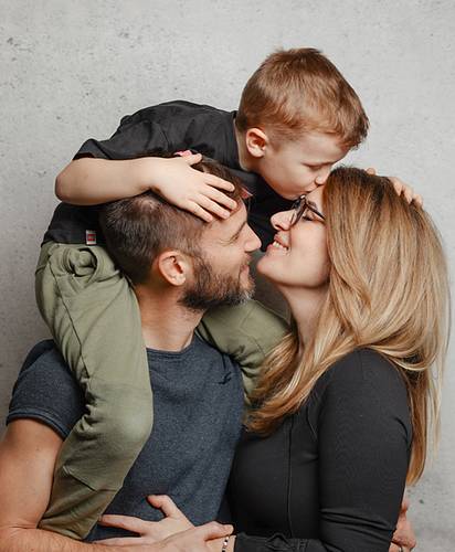 Foto Mama, Papa und Kind