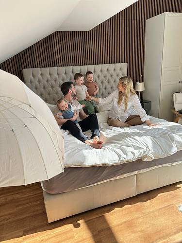 Spaß beim Fotoshooting