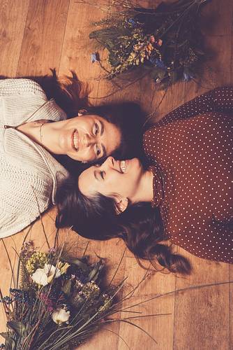 Friends photo flowers