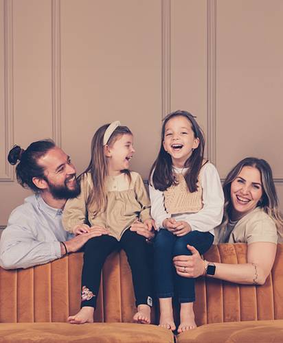 Familien Fotoshooting mit Kindern